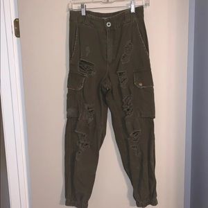 Army Green Carmar Cargo Pants Size 6